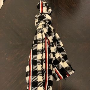 Black and White Tommy Hilfiger Scarf